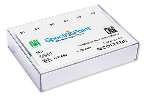 Coltene Whaledent H07686 نقاط ورق ماصة SpectraPoint #60 أزرق 120/Bx in Saudi Arabia