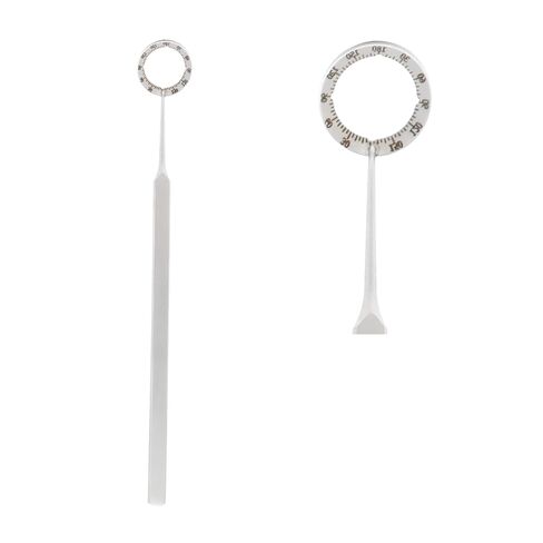 Stellmacher Henderson Degree Gauge, 16 mm Beveled Ophthalmic Axis Alignment Ring with Four Adjustable Reference Notches, Stainless Steel Training Instrument (Henderson Gauge) in Kuwait