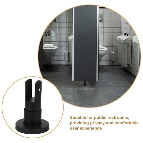Stainless Steel Support Foot for Toilet Cubicles 6cm Floor-Mount Partition Bracket Bathroom Stall Hardware Fitting Accessory in Saudi Arabia