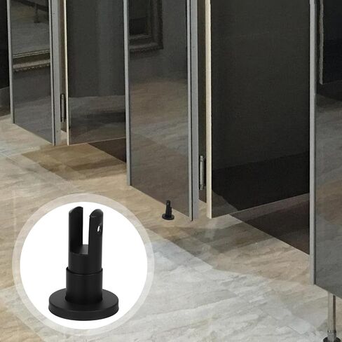 NUOBESTY Stainless Steel Toilet Partition Support Foot Bracket 6cm Heavy-Duty Hardware for Public Restroom Stall Legs Bathroom Partition Accessories in Saudi Arabia