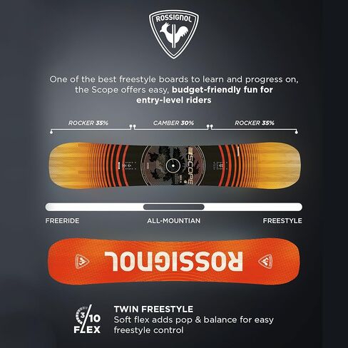 Rossignol Scope 155/159/156 Wide- All Mountain Snowboard for Men and Women in Saudi Arabia