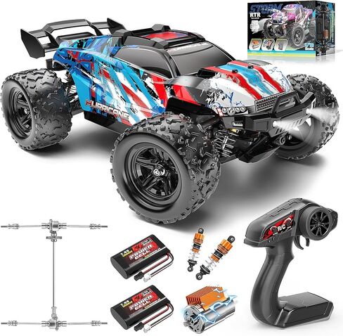 سيارة التحكم عن بعد الوردي للبنات ، 1:18 سيارات RC السريعة للفتيات مع أكثر من 40 كم/ساعة 4WD شاحنة RC على الطرق الوعرة ، تشمل بطاريتين قابلة لإعادة الشحن ، 8 9 10 11 12 13 13 سنة هدايا in Kuwait