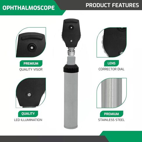 مجموعة تشخيص منظار الأذن - مجموعة أدوات تشخيص منظار الأذن / منظار العين لطلاب التمريض - المعيار الأمريكي in Kuwait