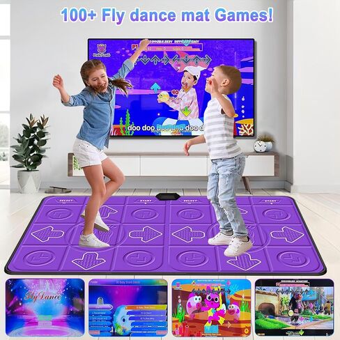 Dance Mat for Kids and Adults, Double User Wireless Dance Pad Game for TV, Exercise Dancing Mat for Family Games,Gifts Ideas for Girls and Boys in Kuwait