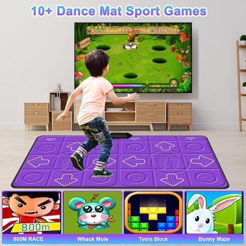 Dance Mat for Kids and Adults, Double User Wireless Dance Pad Game for TV, Exercise Dancing Mat for Family Games,Gifts Ideas for Girls and Boys in Kuwait