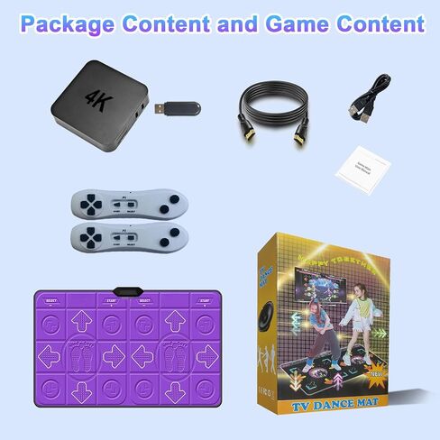 Dance Mat for Kids and Adults, Double User Wireless Dance Pad Game for TV, Exercise Dancing Mat for Family Games,Gifts Ideas for Girls and Boys in Kuwait