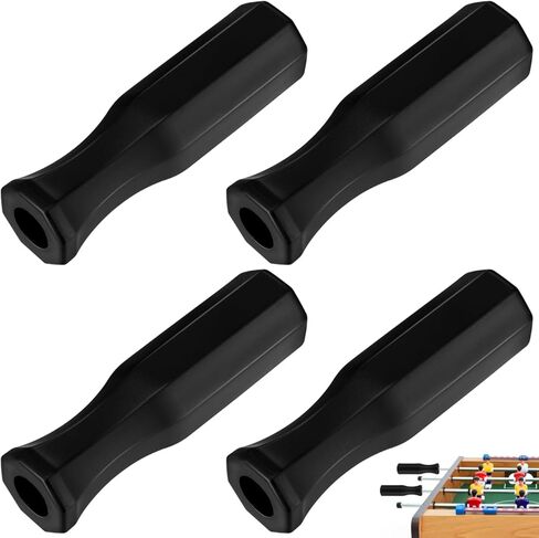 YARNOW 4pcs Octagonal Plastic Foosball Grip Handles Durable Non-Slip Table Soccer Accessories for Enhanced Gameplay Experience in Saudi Arabia