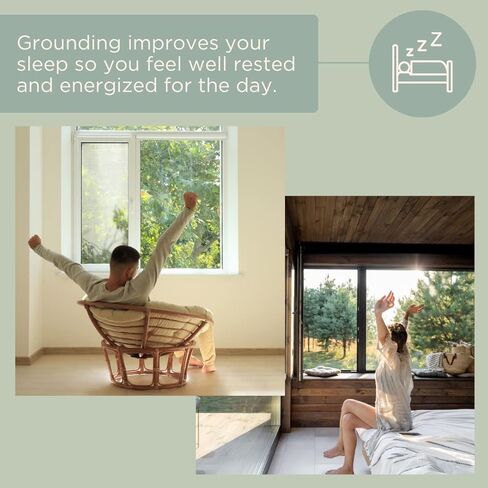 Grounding Mat - All Natural - Real Grass Pad for Health and Wellness - 24 x 20 inches with Reusable Tray in Kuwait