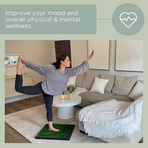 Grounding Mat - All Natural - Real Grass Pad for Health and Wellness - 24 x 20 inches with Reusable Tray in Kuwait