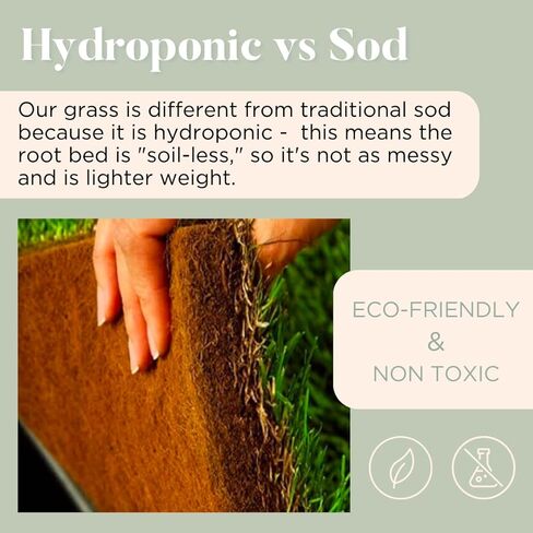 Grounding Mat - All Natural - Real Grass Pad for Health and Wellness - 24 x 20 inches with Reusable Tray in Kuwait