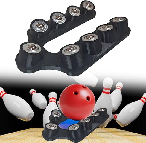Bowling Ball Spinner, Bowling Cup Rotating Bowling Ball Cup Holder, Spare Balls Holder Spinner for Bowlings Sports Ball Display Stand Suitable for All Balls Types,Easy to Use in Kuwait