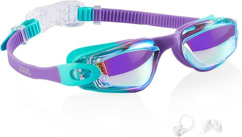 Aegend Swim Goggles - Kids Swimming Goggles for 3-14 Boys Girls Youth No Leaking Clear Vision in Kuwait