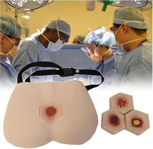 EDSORE Wound Care, Four Stages of Pressure Ulcers, Simulated Nursing Model, Medical Training Practice in Saudi Arabia