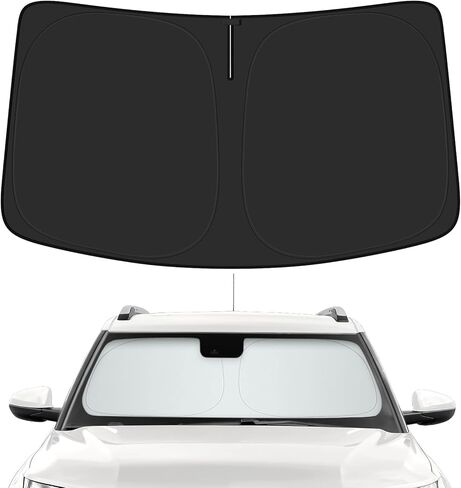 Car Windshield Sun Shade for Chevy 2010-2017 Equinox Accessories (OEM Design) Reflective Foldable Heat Insulation Sunshade for Ultimate Protection in Kuwait