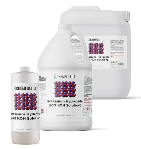 Chemfulfill Potassium Hydroxide 45% – (KOH 45%) (55-Gallon Drum) in Kuwait