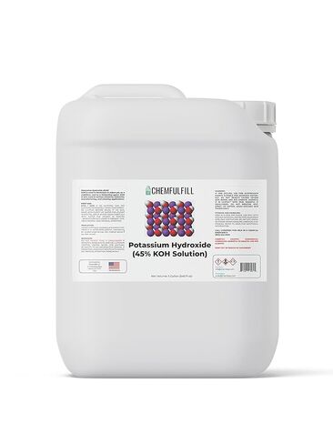 Chemfulfill Potassium Hydroxide 45% – (KOH 45%) (55-Gallon Drum) in Kuwait