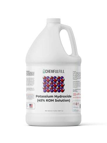 Chemfulfill Potassium Hydroxide 45% – (KOH 45%) (55-Gallon Drum) in Kuwait