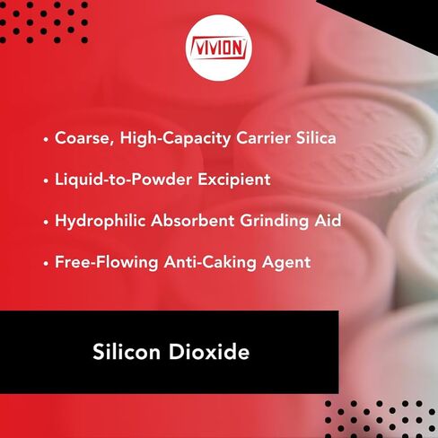 مسحوق ثاني أكسيد السيليكون - بكميات كبيرة 44 رطل (20 كجم) - مسحوق السيليكا المدخن من الدرجة الصيدلانية Sipernat 22 - أقراص ممتصة للرطوبة وسواغ حامل مزيج الكبسولات - مساعد الطحن - حشو الإيبوكسي - SiO2 in Kuwait