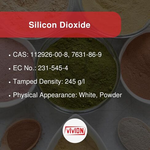 مسحوق ثاني أكسيد السيليكون - بكميات كبيرة 44 رطل (20 كجم) - مسحوق السيليكا المدخن من الدرجة الصيدلانية Sipernat 22 - أقراص ممتصة للرطوبة وسواغ حامل مزيج الكبسولات - مساعد الطحن - حشو الإيبوكسي - SiO2 in Kuwait