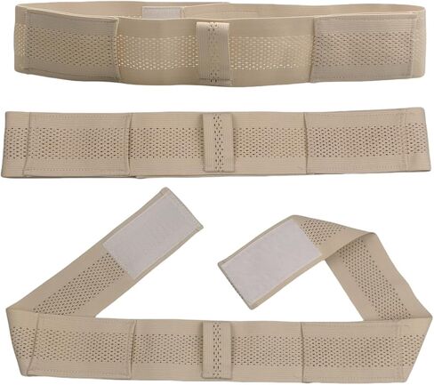 Breathable Peritoneal Dialysis Belt PD Catheter Mesh Pouch G-Tube Feeding Tube Peg Tubing Accessories Transfer Set Fixation Medical Nursing Supplies Adult Soft Adjustable Belly Band ((Large 35"-49")) in Kuwait