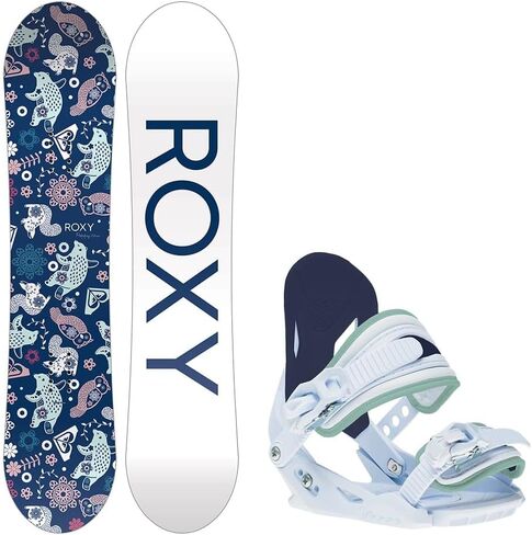 Roxy Poppy Youth Snowboard Package - Small in Saudi Arabia