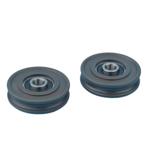 1pc 8x45x11.5mm delrin Black Plastic U-Shaped Groove Roller Guide Pulley Wheel R3mm Track delrin Wrapped 626ZZ Bearing Pulley in Saudi Arabia