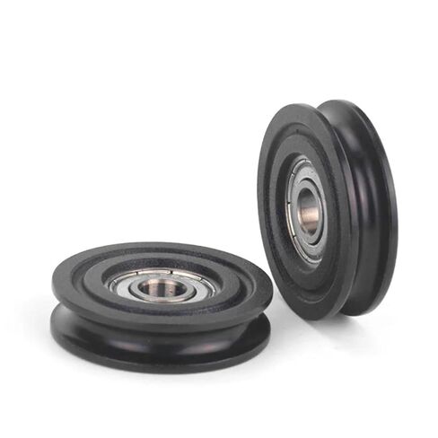 Delrin 8x40x10MM U Type Groove Ball Bearing Wheel Pulley Roller 608ZZ delrin Wheel in Saudi Arabia