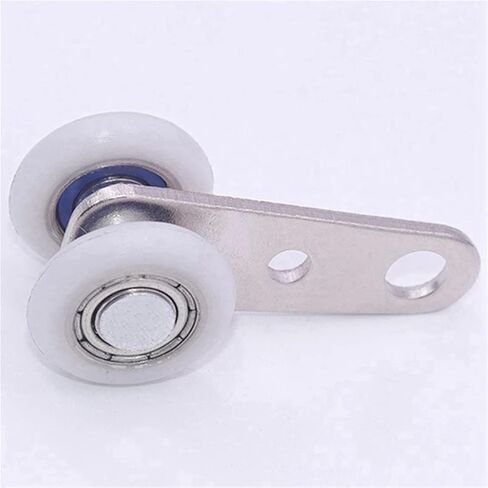 Pack of 30 45X19 Mm Metal Bearing Pulley Blocks with 2 Plastic Wheels for Cabinet Sliding Doors in Saudi Arabia