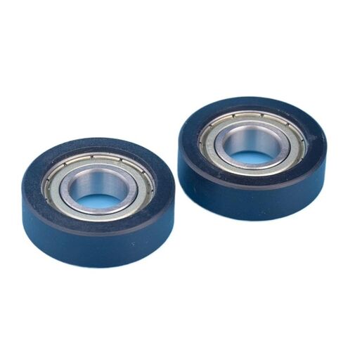 15 * 40 * 12mm Embedded 6002ZZ Bearing Nylon Plastic Coated Pulley Bearing Sliding Mechanical Flat Wheel Roller in Saudi Arabia