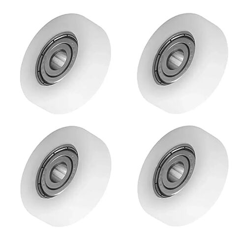 4Pcs/Lot U-Shape Groove Bearing Pulley 30x9x6mm Nylon Plastic Wheel for Track Sliding, Glass Door, Window, Transmission Parts in Saudi Arabia