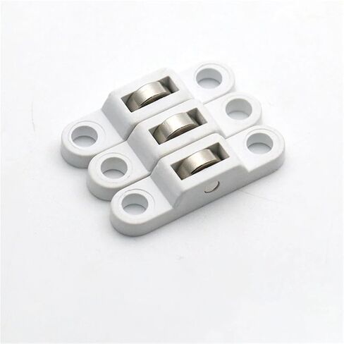10PCS Sliding Door Roller Cabinet Copper Caster Wheel Pulley for Wardrobe Furniture Door Window Accessories Width 7.5mm B03E in Saudi Arabia