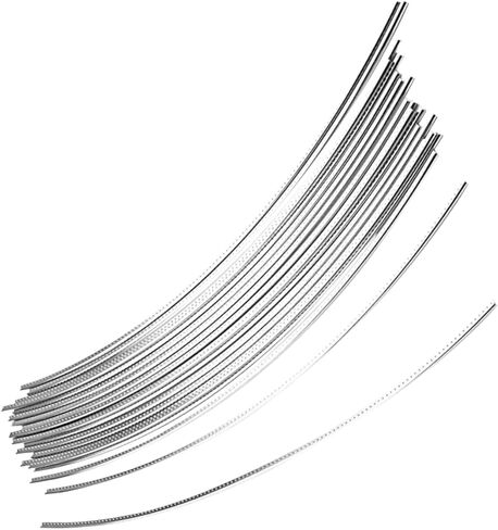 Totority 25pcs 2.4MM Metal Fret Wire Set for Electric and Classical Guitar Fingerboard Replacement Sturdy Guitar Fret Wires for Instrument Repair in Saudi Arabia