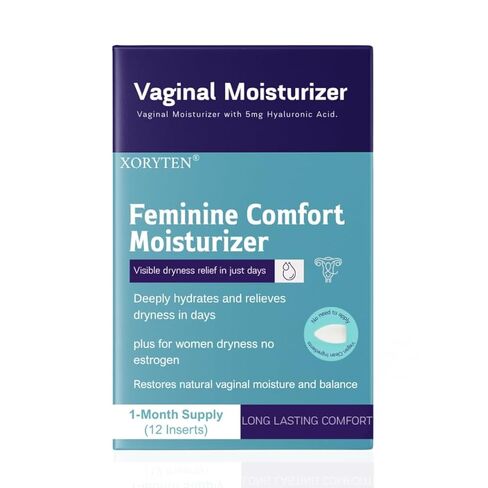 مرطب مهبلي للريفاري - 5 ملغ من حمض الهيالورونيك - جفاف المهبل، حشوات مهدئة خالية من الهرمونات، غير دهنية، عدد 12 - كمية تكفي لمدة شهر واحد in Kuwait
