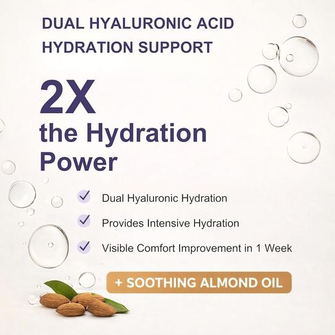 مرطب مهبلي للريفاري - 5 ملغ من حمض الهيالورونيك - جفاف المهبل، حشوات مهدئة خالية من الهرمونات، غير دهنية، عدد 12 - كمية تكفي لمدة شهر واحد in Kuwait