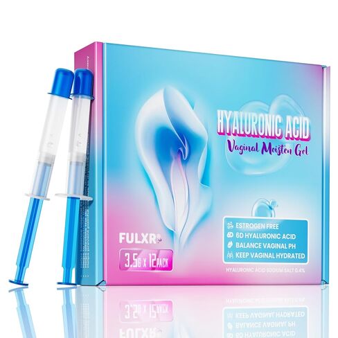 Vaginal Moisturizer, Moisturizing Vaginal Gel with 14mg Hyaluronic Acid-Natural, Gentle Hydration, Hormone-Free Gel for Dryness Relief & pH Balance (12pack) in Saudi Arabia