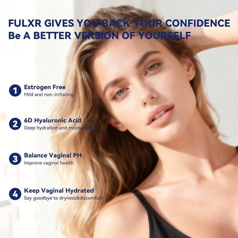 Vaginal Moisturizer, Moisturizing Vaginal Gel with 14mg Hyaluronic Acid-Natural, Gentle Hydration, Hormone-Free Gel for Dryness Relief & pH Balance (12pack) in Saudi Arabia