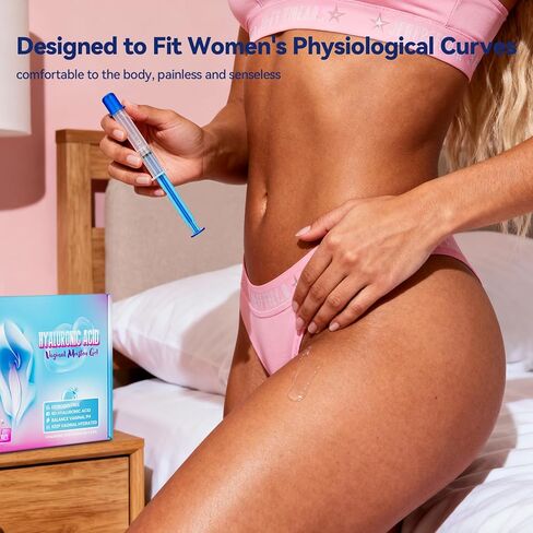 Vaginal Moisturizer, Moisturizing Vaginal Gel with 14mg Hyaluronic Acid-Natural, Gentle Hydration, Hormone-Free Gel for Dryness Relief & pH Balance (12pack) in Saudi Arabia