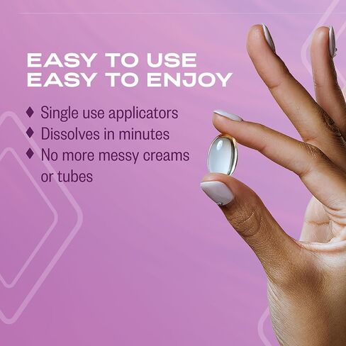 K-Y Liquibeads Silicone-Based Formula 6 Bead Inserts and 6 Applicators Vaginal Moisturizer & Lube for More Comfortable Sex For Men, Women and Couples (3 Pack) in Kuwait