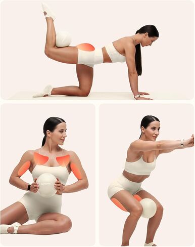 BetterMe Soft Pilates Ball – 8 Inch Mini Exercise Ball for Pilates, Yoga & Core Training – Small Stability Ball for Women – Portable Workout Tool in Saudi Arabia