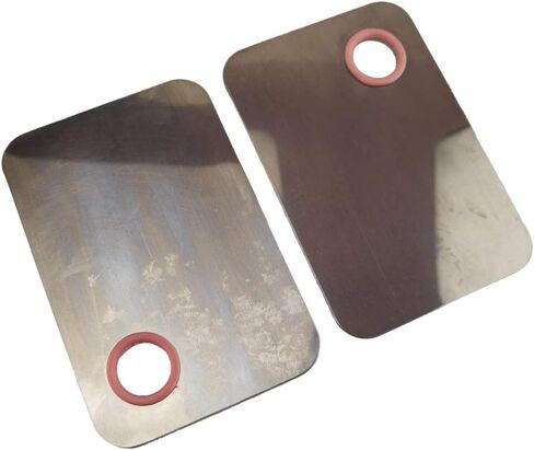 Airgoesin 2 Dental Glass Ionomer Cement Mixing Slab Board Plate Palette Stainless Steel Tool in Saudi Arabia