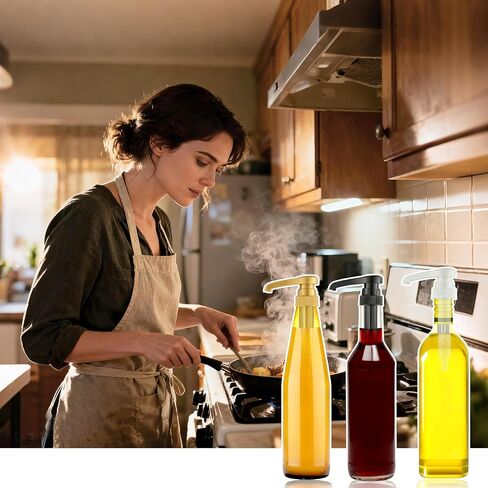 6 Pcs Coffee Syrup Pump Dispenser with Cap, Fits Various 25.4 oz Syrup Bottles, Compatible with Torani, Davinci, Great for Home & Coffee Bar Drinking Mixes, Cocktails, Beverage in Kuwait