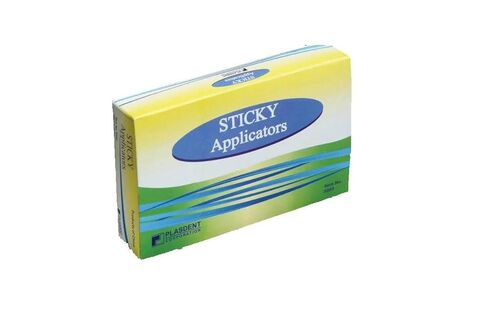 Plasdent 8303-1 Sticky Applicators White 4.5 Long Bendable 60/Pk in Kuwait
