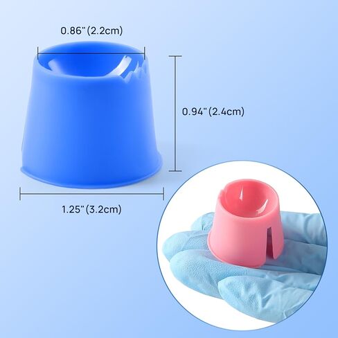 JMU 400pcs Dental Micro Applicators Brushes Fine Bundle with 100pcs Dappen Dish in Saudi Arabia