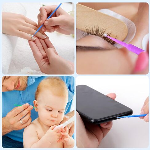 JMU 400pcs Dental Micro Applicators Brushes Fine,Superfine,Regular Disposable Microswabs in Saudi Arabia