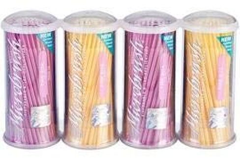 فرشاة توزيع المكياج MFA400 من شركة كوربوريشن، أصفر/وردي ناعم، 400/عبوة in Kuwait