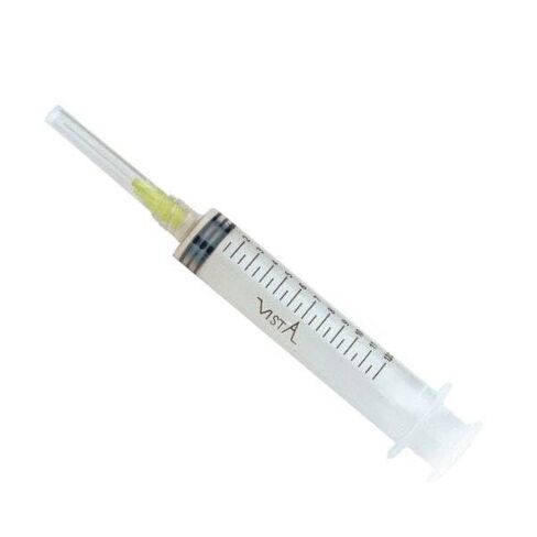 Vista Dental 316117 Appli-Vac Pre-Tipped Syringes 12cc 27ga Yellow 100/Box in Kuwait