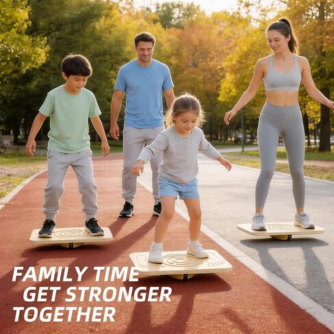 لوح التوازن Juoe Maze لوح تمايل للأطفال والكبار، ما يصل إلى 350 رطل لمهارات التنسيق ودورات العوائق وألعاب التوازن الحسي للأطفال، لوح توازن الروك الاحترافي للعلاج الطبيعي. in Kuwait