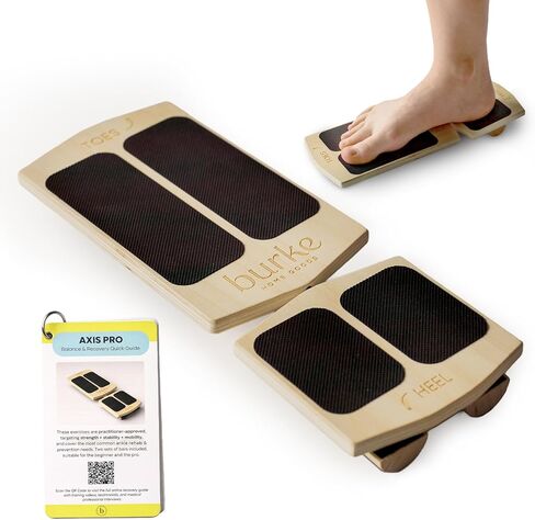Slant Board Balance Board for Ankle & Calf Stretching – Single-Leg Axis Board for Physical Therapy, Rehab & Stability Training – Non-Slip Wooden Wobble Board in Saudi Arabia