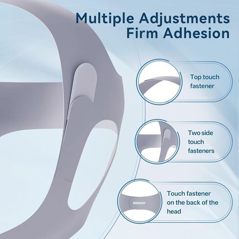 حزام ذقن للنوم مضاد للشخير حزام ذقن مرن للبالغين، أجهزة مضادة للشخير قابلة للتنفس ومتينة لسدادة الشخير in Kuwait