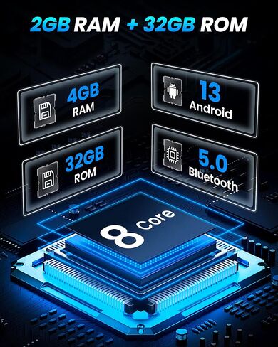 Car Radio Stereo for Toyota Corolla 2009-2013 : 8Core 4+32G 9 Inch Touch Screen Head Unit Replacement with Wireless Carplay Android Auto Bluetooth GPS WiFi FM SWC Mirror Link Backup Camera in Kuwait